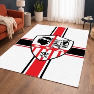 Alternative view of Tapis AC Ajaccio French Football Team ACA FC 11