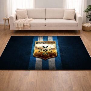 Alternative view of Tapis AJ Auxerre French Football Team 07