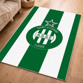 Tapis AS Saint-Etienne French Football Team 01
