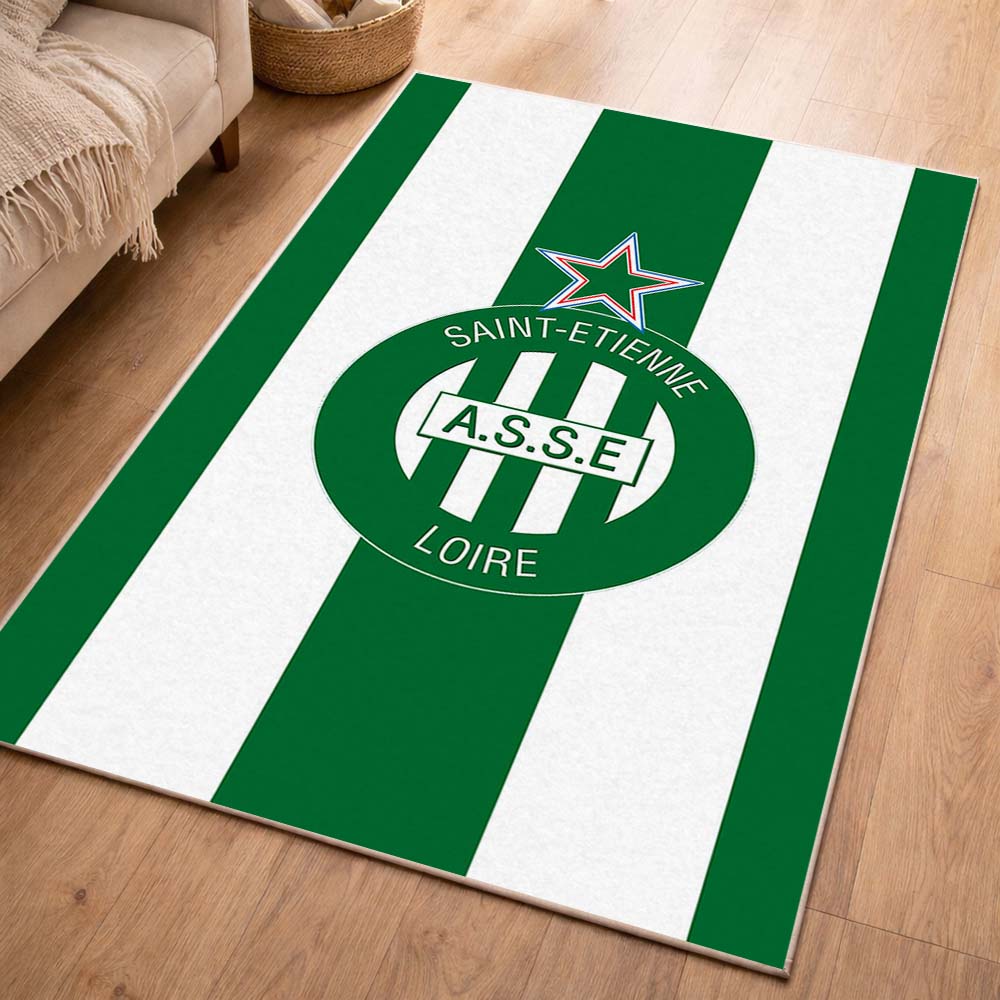 Tapis AS Saint-Etienne French Football Team 01