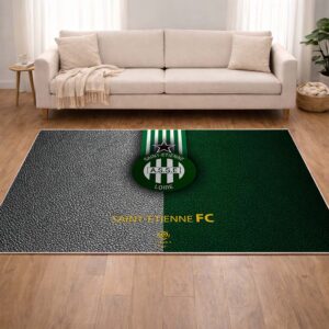 Alternative view of Tapis AS Saint-Etienne French Football Team 03