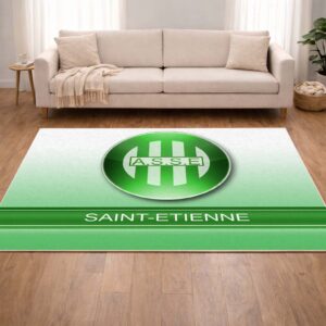 Alternative view of Tapis AS Saint-Etienne French Football Team 05