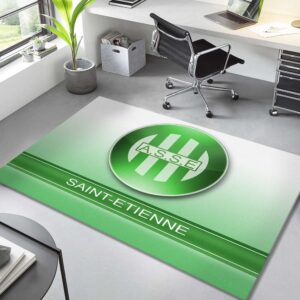 Tapis AS Saint-Etienne French Football Team 05