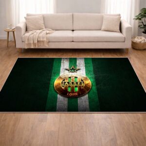 Alternative view of Tapis AS Saint-Etienne French Football Team 06