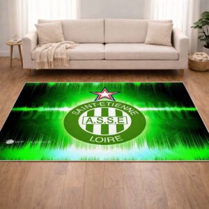 Alternative view of Tapis AS Saint-Etienne French Football Team 07