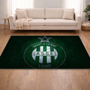 Alternative view of Tapis AS Saint-Etienne French Football Team 11