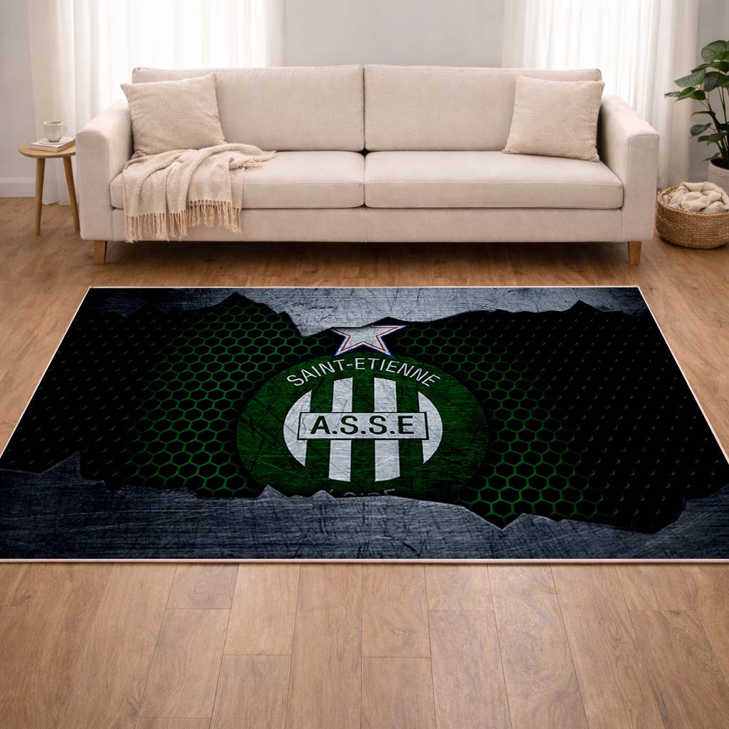 Tapis AS Saint-Etienne French Football Team 14 – Image 2
