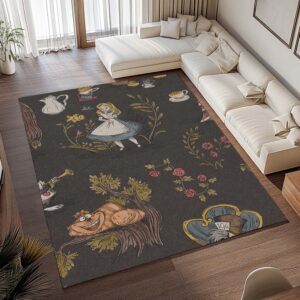 Alternative view of Tapis Alice au pays des merveilles 01