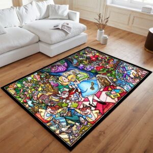Alternative view of Tapis Alice au pays des merveilles 04