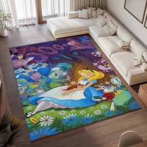 Alternative view of Tapis Alice au pays des merveilles 06