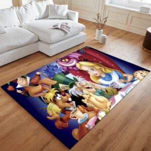 Alternative view of Tapis Alice au pays des merveilles 07