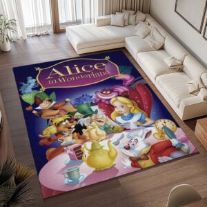 Alternative view of Tapis Alice au pays des merveilles 10