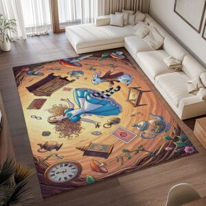 Alternative view of Tapis Alice au pays des merveilles 13