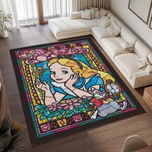 Alternative view of Tapis Alice au pays des merveilles 17