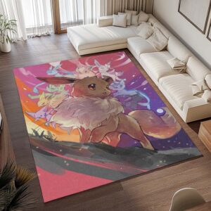 Alternative view of Tapis Pokémon – Toutes les évolutions d’Évoli 1008