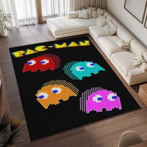 Alternative view of Tapis Pac-Man – Tous les fantômes du jeu