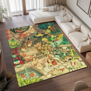 Alternative view of Tapis Pokémon – Tous les Pokémon Plante 6