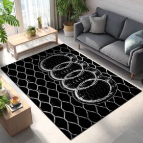 Tapis Car Audi Grey Background 03