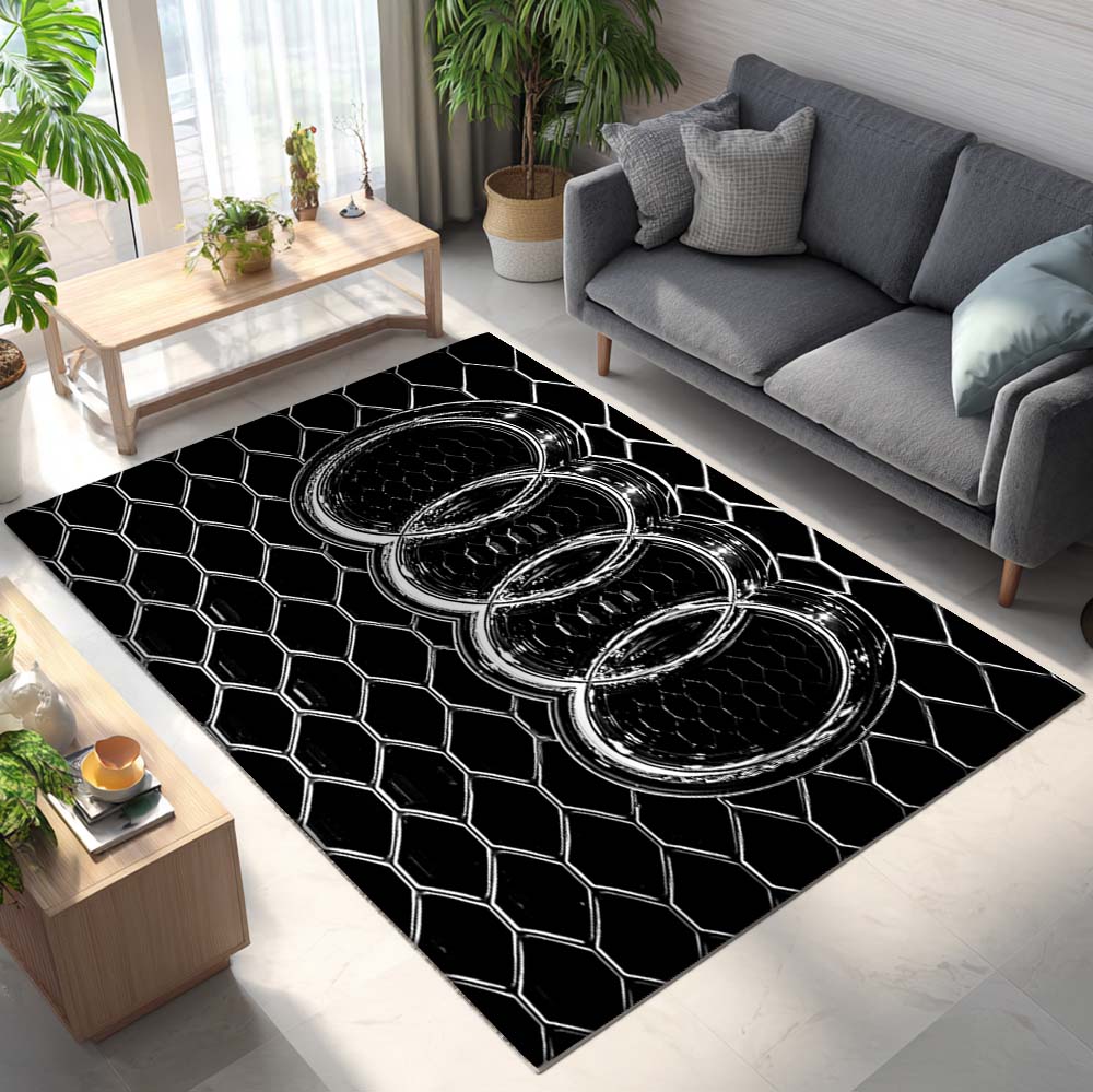 Tapis Car Audi Grey Background 03