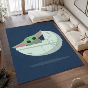 Alternative view of Tapis Star Wars – Baby Yoda Grogu 10