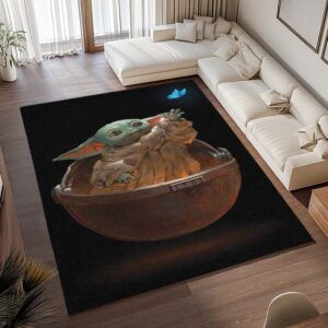 Alternative view of Tapis Star Wars – Baby Yoda Grogu 13