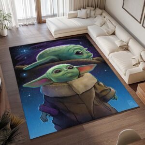 Alternative view of Tapis Star Wars – Baby Yoda Grogu 14