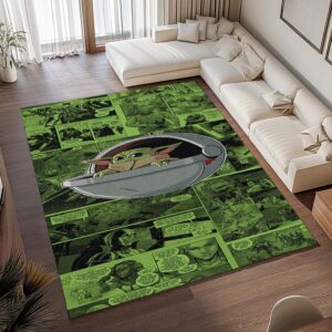Alternative view of Tapis Star Wars – Baby Yoda Grogu – The Mandalorian
