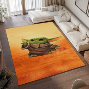 Alternative view of Tapis Star Wars – Baby Yoda 5