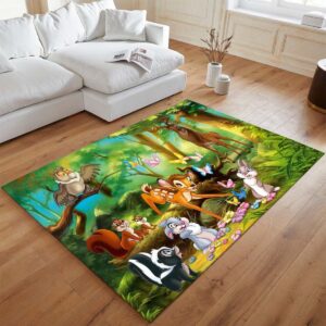 Alternative view of Tapis Bambi et les animaux