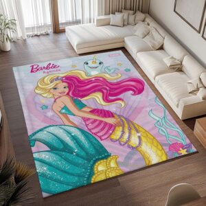 Alternative view of Tapis Barbie – Sirène