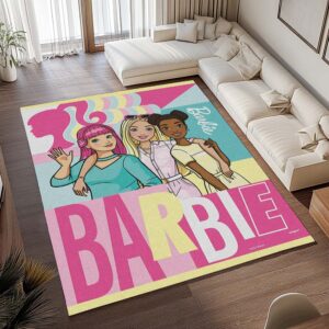 Alternative view of Tapis Barbie – Trois filles