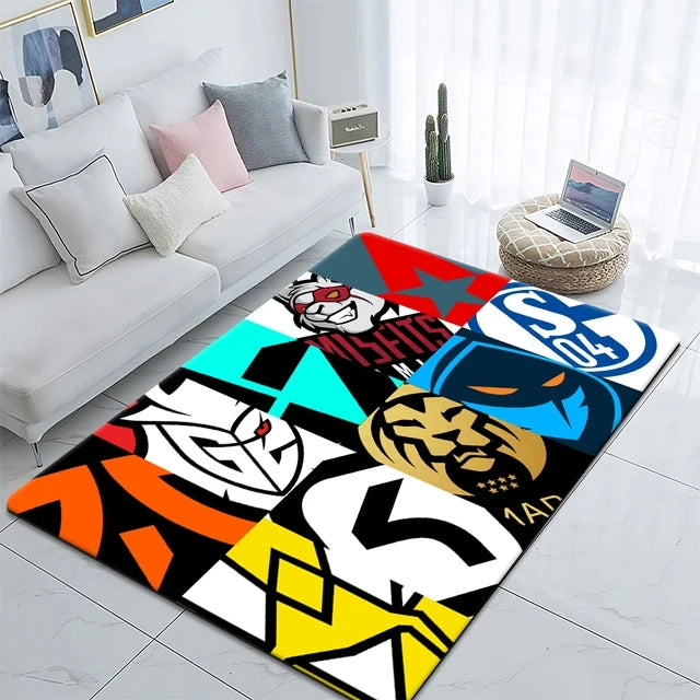 Tapis Basketball Lakers Carpet Living Room Bedroom Sofa Mat Door Mat Kitchen Bathroom Rugs 07