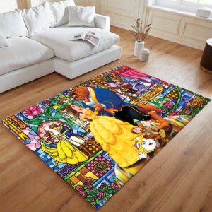 Alternative view of Tapis Belle – La Belle et la Bête 14