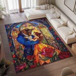 Alternative view of Tapis Belle – La Belle et la Bête 3