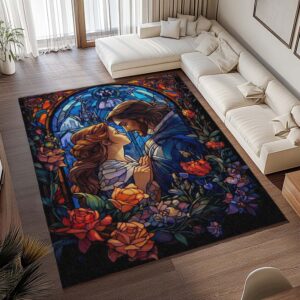 Alternative view of Tapis Belle – La Belle et la Bête