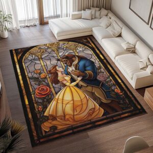 Alternative view of Tapis Belle – La Belle et la Bête 4