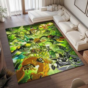 Alternative view of Tapis Ben 10 – Tous les personnages 02