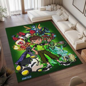 Alternative view of Tapis Ben 10 – Tous les personnages 09