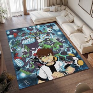 Alternative view of Tapis Ben 10 – Tous les personnages 12