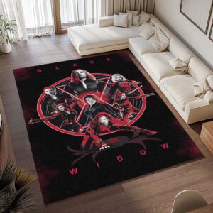 Alternative view of Tapis Black Widow – Marvel