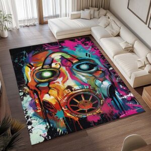 Alternative view of Tapis Borderlands – Graffiti jeux vidéo