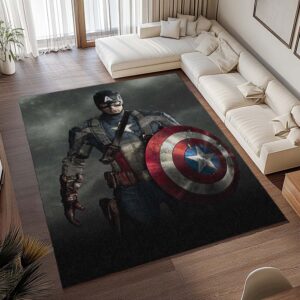 Alternative view of Tapis Captain America – Marvel 06