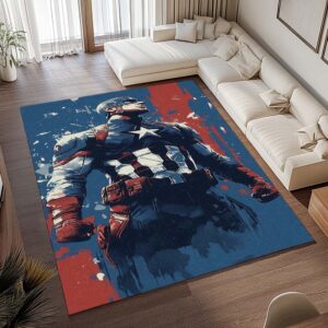 Alternative view of Tapis Captain America – Marvel 10