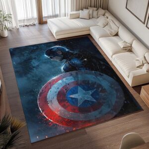 Alternative view of Tapis Captain America – Marvel 11