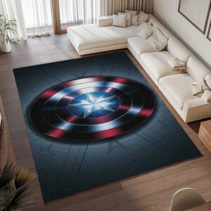 Alternative view of Tapis Captain America – Bouclier 5