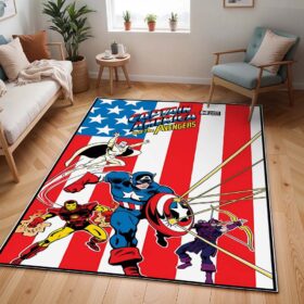 Tapis Captain America et les Avengers
