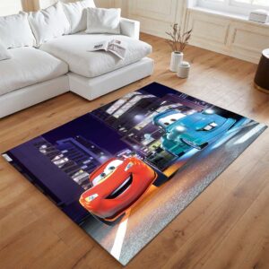 Alternative view of Tapis Cars 95 – Flash McQueen et Tokyo Martin