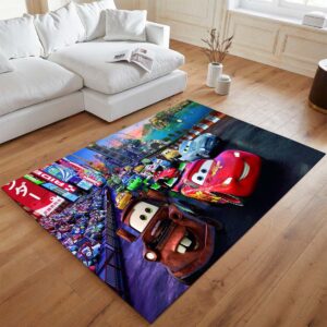Alternative view of Tapis Cars 95 – Flash McQueen sur la route de Tokyo 2
