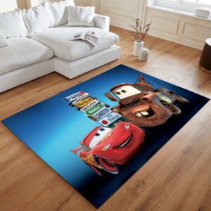 Alternative view of Tapis Cars – Flash McQueen et Martin
