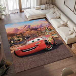 Alternative view of Tapis Cars – Le film – Flash McQueen